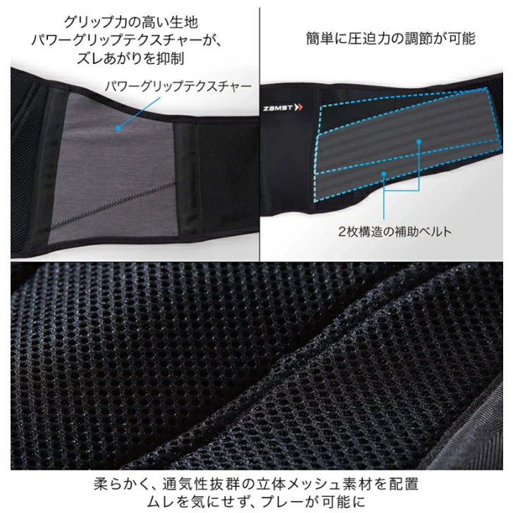 ザムスト ZW-7 (腰用サポーター)38370