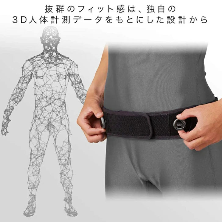 ザムスト ペルヴィロックダイヤルタイプ (骨盤専用サポーター)38310