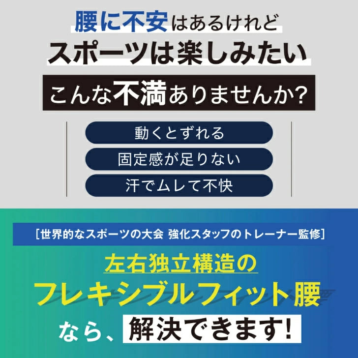 フレキシブルフィット腰 腰サポーター 1個入 日本製 408