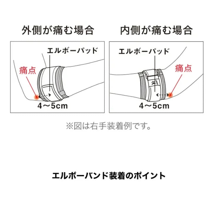 ザムスト エルボーバンド (肘サポーター 左右兼用)37470