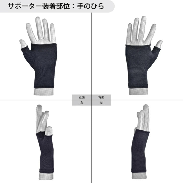 アスメディ サポーター レベル3 ちゃんとしめる スリーブタイプ 手のひら用 日本製 1枚入108328