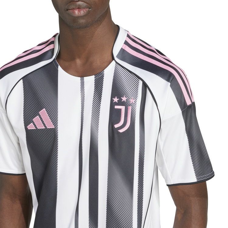 アディダス ユベントス 25-26 ホーム レプリカユニフォーム 半袖 メンズ 正規品 adidas JJ4320 セリエA イタリア代表 ホワイト ブラック kpk59