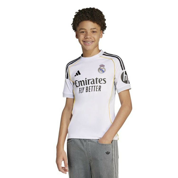 アディダス キッズ レアル・マドリード 25-26 ホーム レプリカユニフォーム 半袖 ジュニア 子供用 adidas JN8878 正規品 スペイン ラ・リーガ kpd81