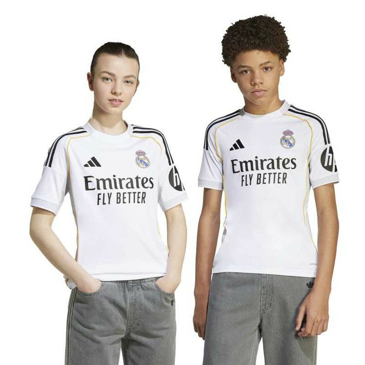 アディダス キッズ レアル・マドリード 25-26 ホーム レプリカユニフォーム 半袖 ジュニア 子供用 adidas JN8878 正規品 スペイン ラ・リーガ kpd81