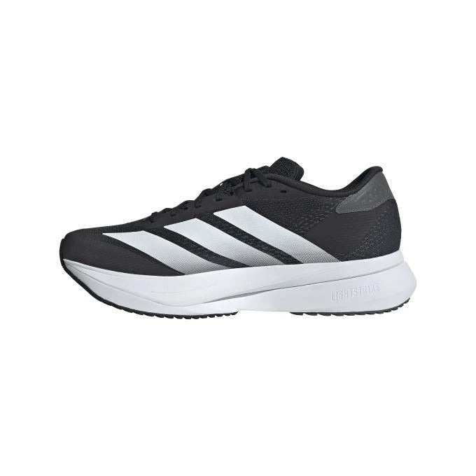 アディダス ランニングシューズ アディゼロ SL 2 ワイド ADIZERO SL 2 WIDE 幅広 メンズ レディース ジョギング 軽量 クッション性 反発 サブ4 初心者 中級者 ブラック 黒 JI2986