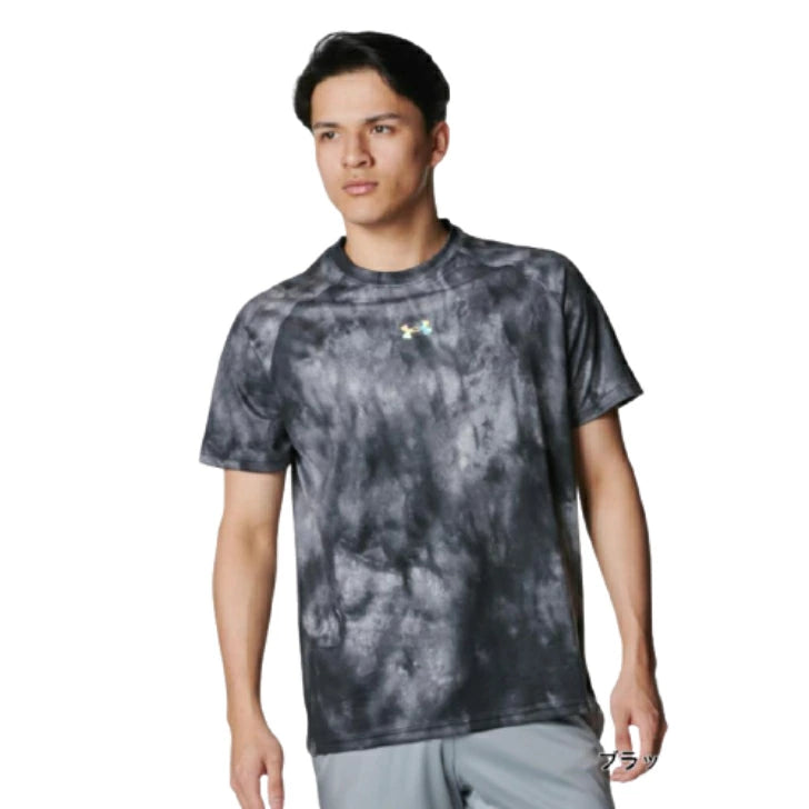 アンダーアーマー UAテック Tシャツ 半袖 メンズ カモ柄 吸汗速乾 ベースボール 春夏限定 2025年モデル 6001300