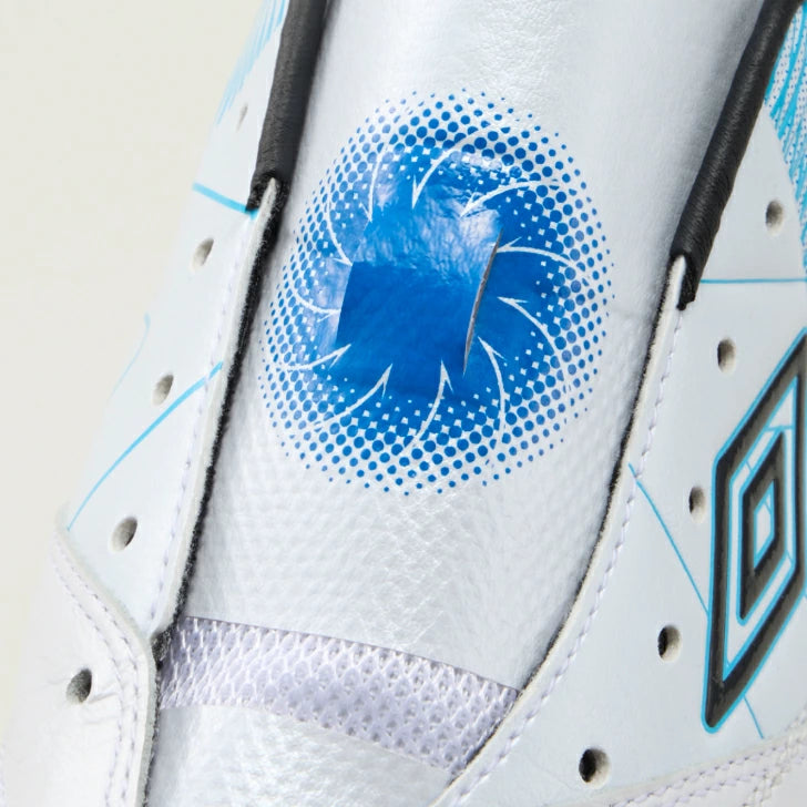 アンブロ サッカースパイク アクセレイター F V3 HG カンガルーレザー 土 人工芝 天然芝 対応 ホワイト×ブルー UMBRO UF5SFCB1M メンズ ACCERATOR
