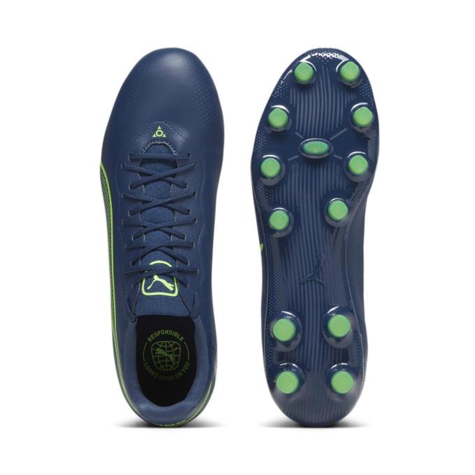 【在庫処分セール】プーマ キング プロ HG ペルシアンブルー PUMA KING PRO サッカースパイク メンズ 土・人工芝用 107567-02