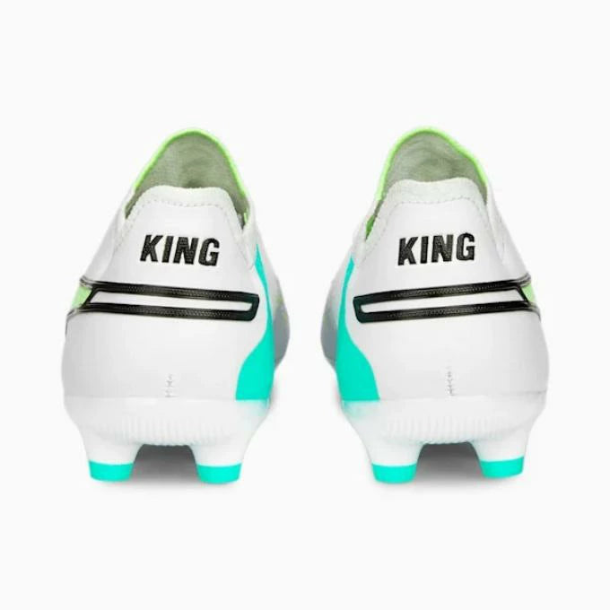 【在庫処分セール】プーマ PUMA キング アルティメット HG/AG プーマホワイト×ブラック×イエロー メンズ サッカー スパイク 天然芝 土 人工芝 対応 軽量 フィット ジャパンラスト 107251-03