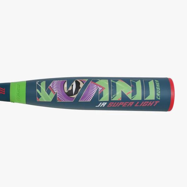 マルチ バット ジュニア 小学校低学年 軽量 ウレタンバット ワニクラッシャー スーパーライト TEAL/GREEN Marucci 軟式 野球 キッズ用 MJJSBBWSL1