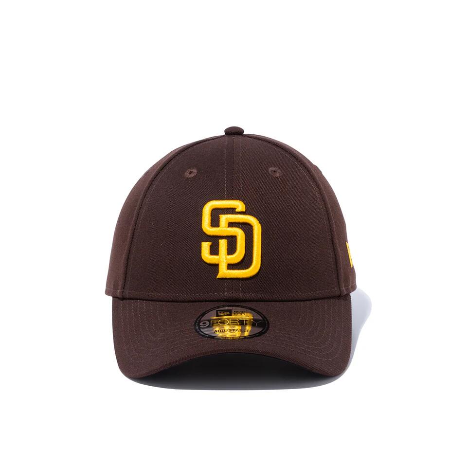【ニューエラ 9FORTY】サンディエゴ・パドレス キャップ ブラウン MLB メジャーリーグ ユニセックス 帽子 調整可能 14525039