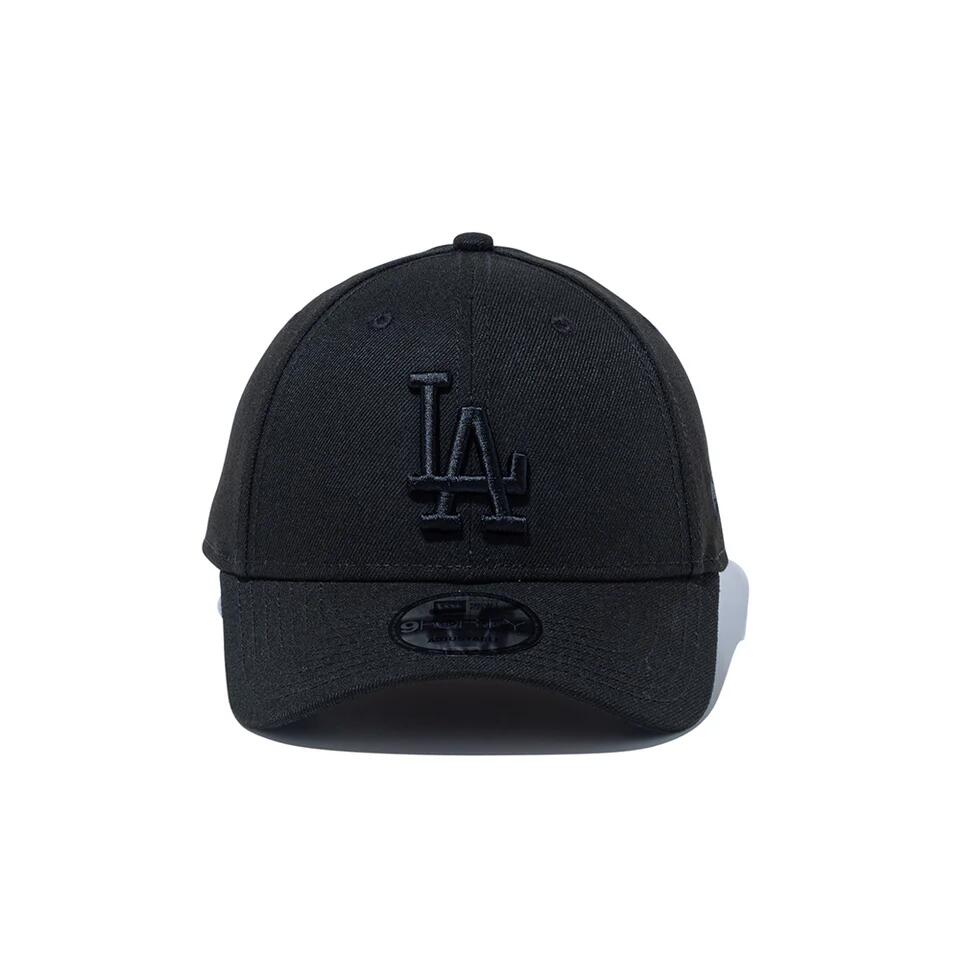 【ニューエラ 9FORTY】ロサンゼルス・ドジャース キャップ ブラック×ブラック MLB 帽子 メンズ レディース スナップバック 14525028