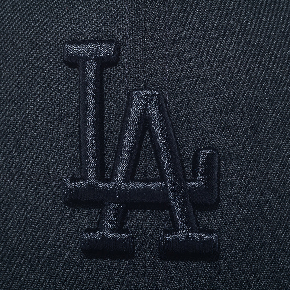 【ニューエラ 9FORTY】ロサンゼルス・ドジャース キャップ ブラック×ブラック MLB 帽子 メンズ レディース スナップバック 14525028