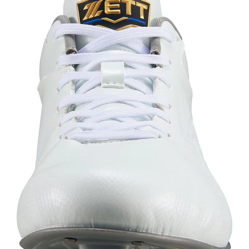 ゼット ZETT 埋込み金具スパイク ネオステイタスWH ホワイト 3Eαラスト 軽量 野球スパイク bsr2218wh