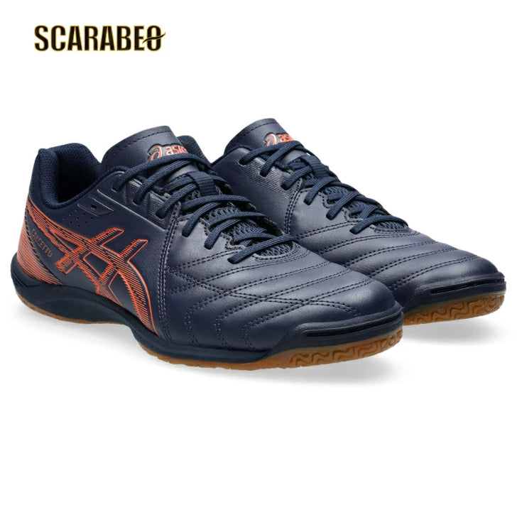 アシックス CALCETTO WD 9 ワイド 2025年秋冬 新色 フットサルシューズ インドア 室内 asics ノンマーキング 1113a037-401
