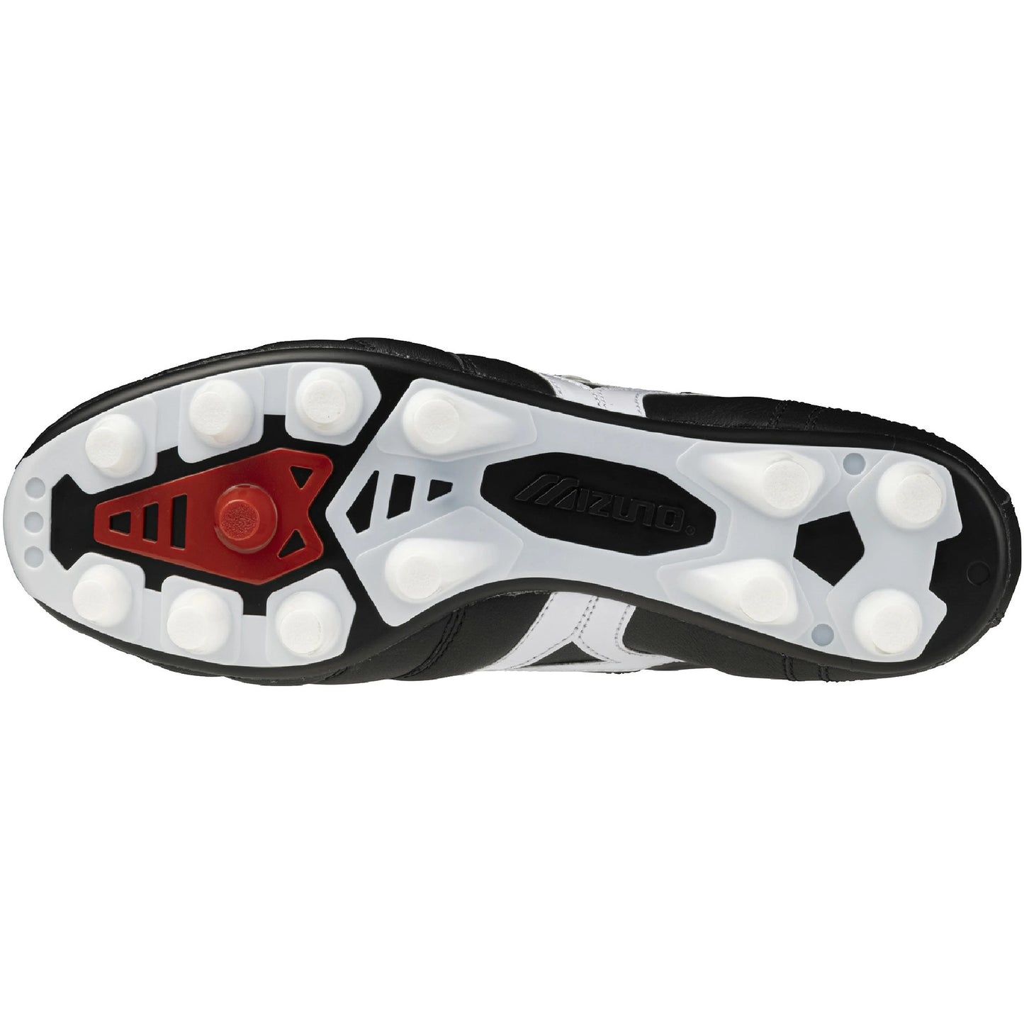 MIZUNO(ミズノ)モレリアII JAPAN P1GA250001 天然皮革 サッカースパイク 固定式 2E 幅広対応 日本製 トップモデル モレリア 40周年記念モデル ブラック×ホワイト p1ga250001