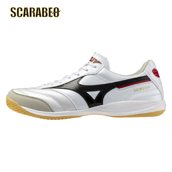 MIZUNO(ミズノ)モレリア SALA ELITE IN Q1GA2512 フットサルシューズ 天然皮革 カンガルーレザー 室内用 軽量 クッション ノンマーキングソール メンズ レディース ユニセックス対応 q1ga251209
