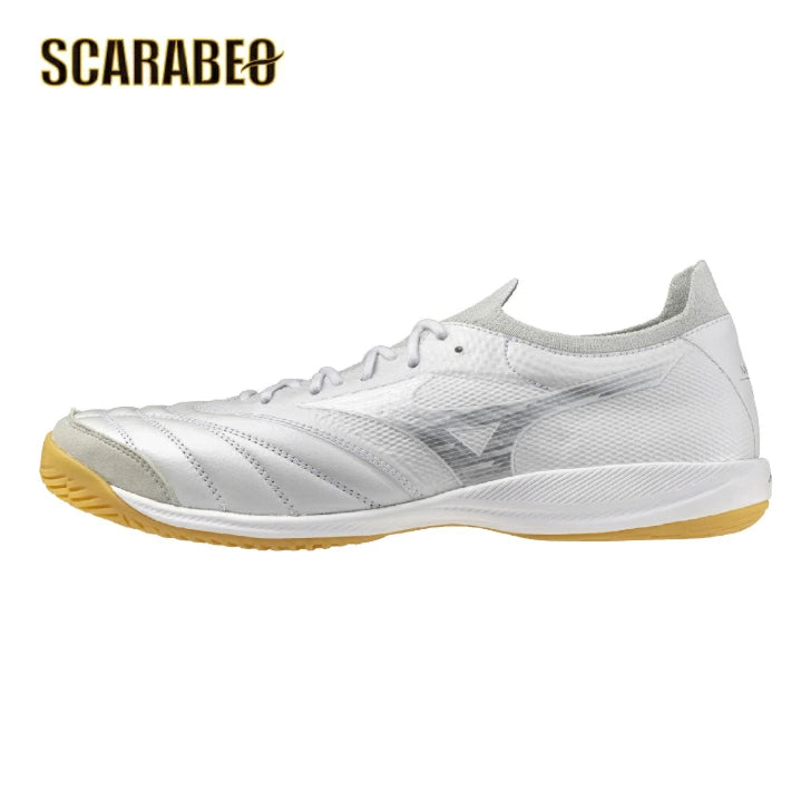 MIZUNO(ミズノ)モレリア NEO SALA β JAPAN IN Q1GA2540 フットサルシューズ 室内用 天然皮革 ニット アッパー 軽量 日本製 モレリアネオサラ 限定店舗モデル インドア 体育館用 q1ga254009