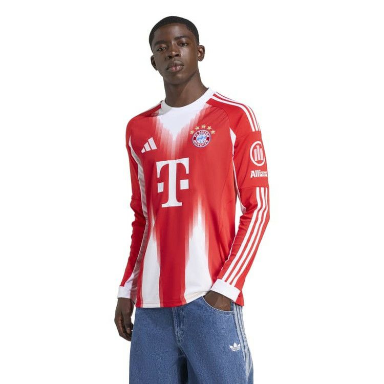 アディダス adidas 25/26 FCバイエルン ミュンヘン ホーム 長袖レプリカユニフォーム JP3689 メンズ サッカー ドイツ代表 ブンデスリーガ KPC96 kpc96
