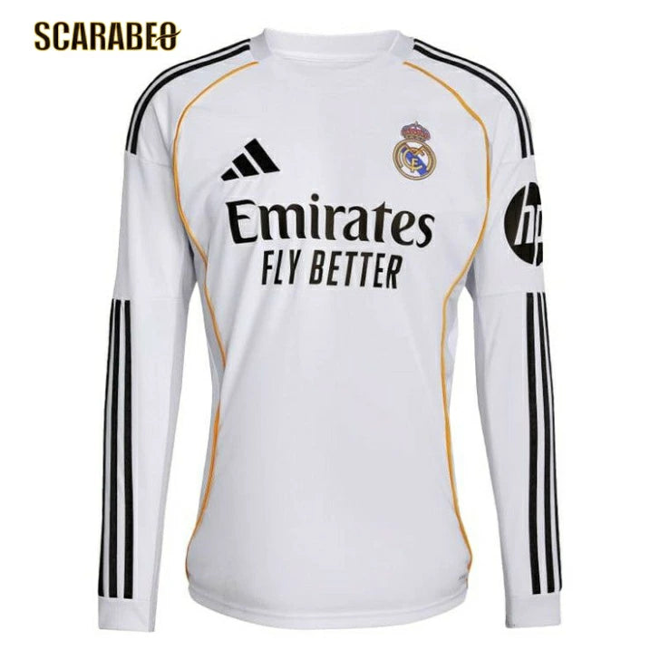 アディダス レアルマドリード 25/26 ホーム ユニフォーム 長袖 メンズ 正規品 adidas Real Madrid JN8884 ラ・リーガ サッカー kpd77