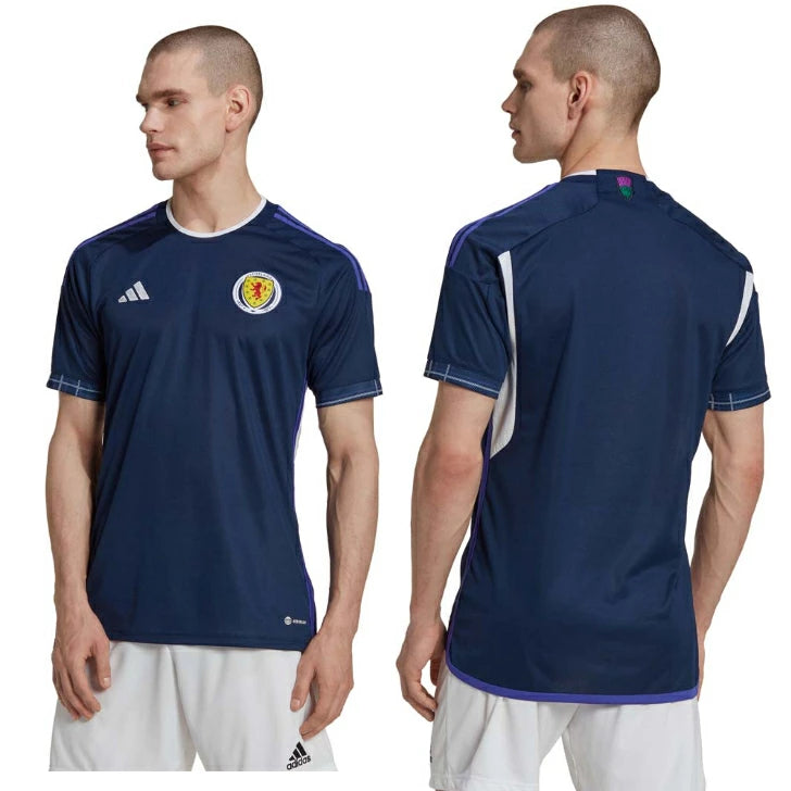 【在庫処分セール】アディダス スコットランド代表 2022 ホーム ユニフォーム 半袖 レプリカ メンズ adidas SCOTLAND HC4171 サッカー 正規品 mgu29