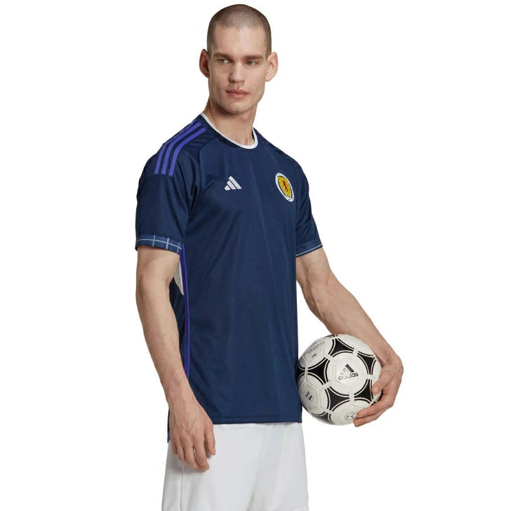 【在庫処分セール】アディダス スコットランド代表 2022 ホーム ユニフォーム 半袖 レプリカ メンズ adidas SCOTLAND HC4171 サッカー 正規品 mgu29