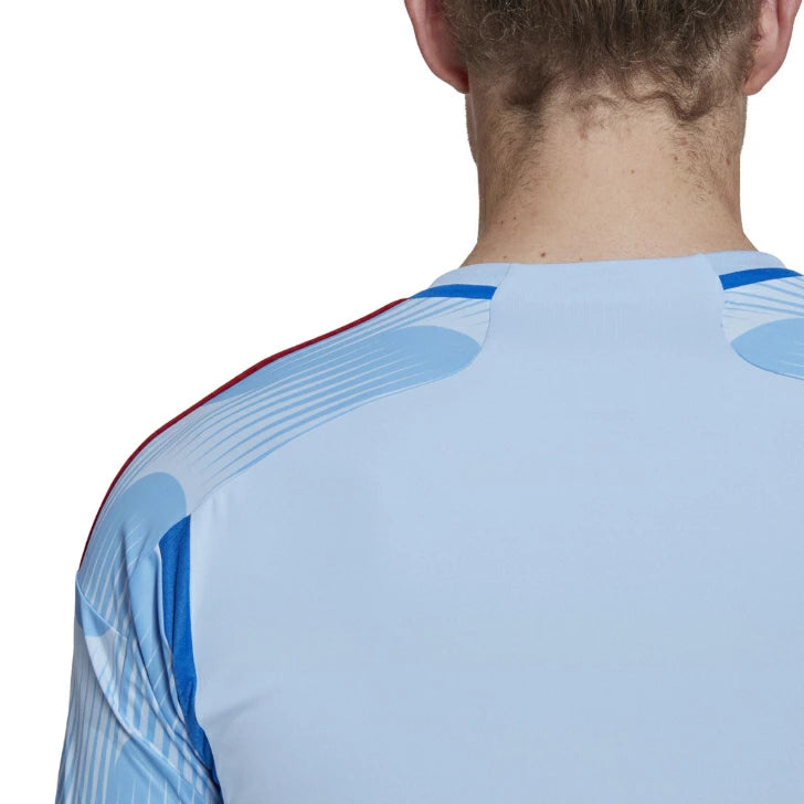【在庫処分セール】アディダス スペイン代表 2022 アウェイ レプリカユニフォーム 半袖 メンズ サッカー AEROREADY スリムフィット f6394