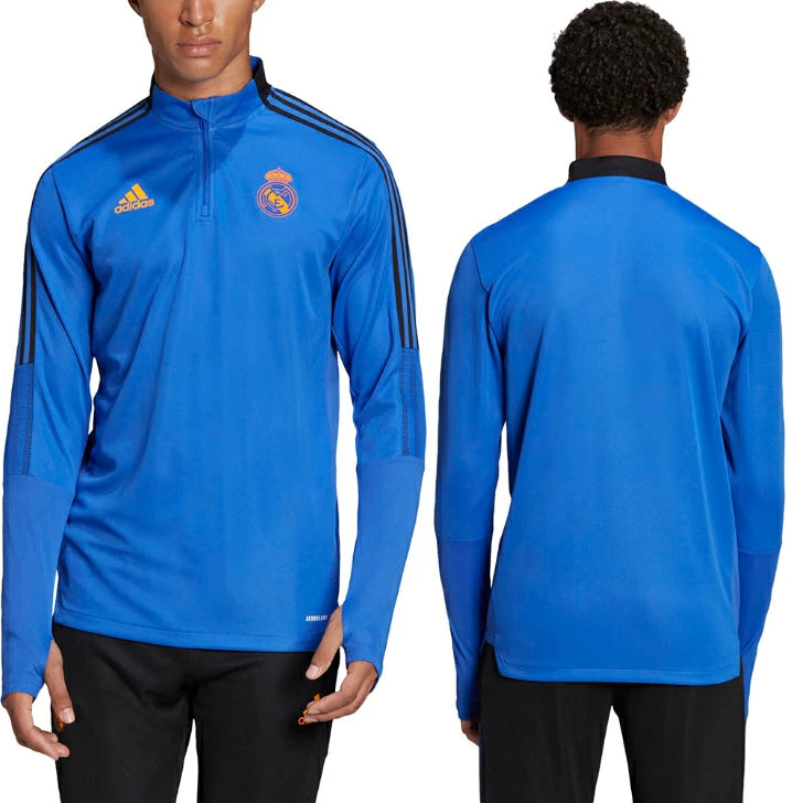 【在庫処分セール】レアル・マドリード トレーニングトップ 2021-2022 ジャパンサイズ メンズ サッカーウェア adidas アディダス ラ・リーガ bq396