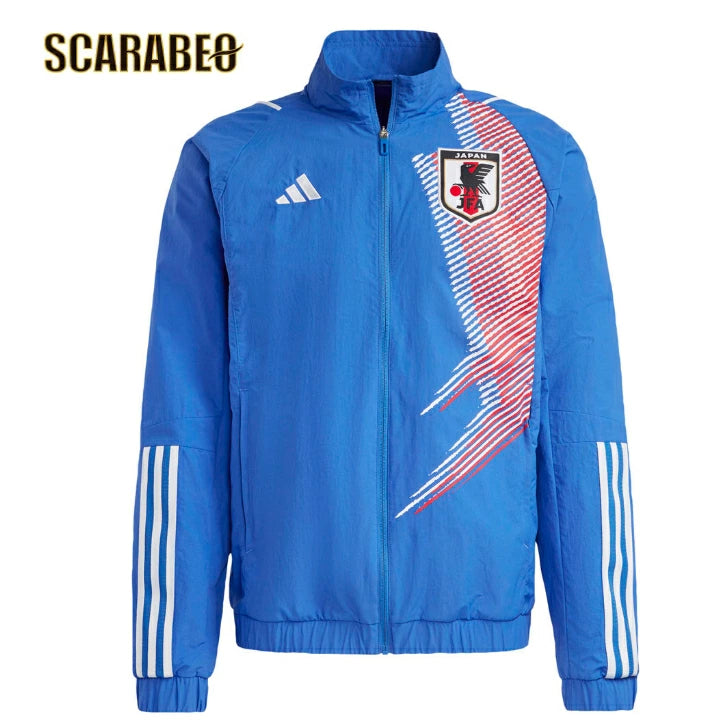 【在庫処分セール】アディダス サッカー日本代表 トラベルジャケット メンズ 2022年モデル 吸湿 AEROREADY スリムフィット ORIGAMIデザイン adidas 正規品 ss080