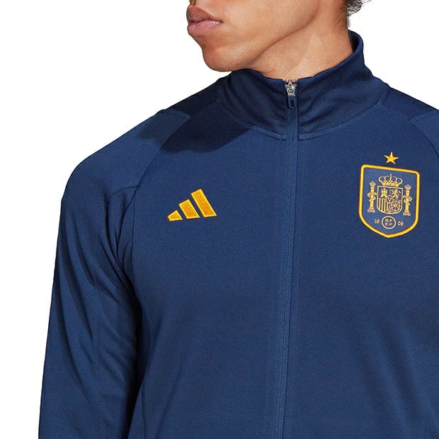 【在庫処分セール】スペイン代表 トラックスーツ 上下セット メンズ adidas ジャージ 大人用 サッカー トレーニングウェア 公式 選手着用モデル リサイクル素材 hl406
