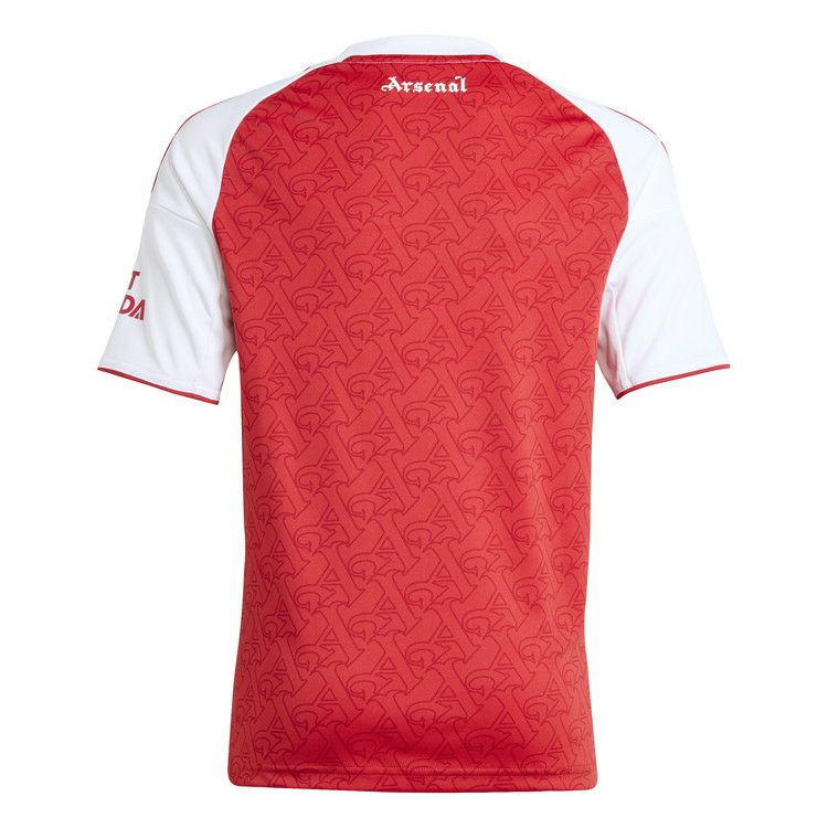 アディダス アーセナルFC 25/26 ホーム レプリカユニフォーム キッズ ジュニア 半袖 JI9533 サッカーシャツ AEROREADY レッド×ホワイト ksj52