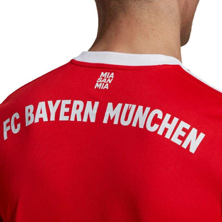 【在庫処分セール】アディダス FCバイエルンミュンヘン 22/23 ホーム レプリカユニフォーム メンズ 半袖 サッカーシャツ JME83 H39900 レッド adidas ライセンスシャツ