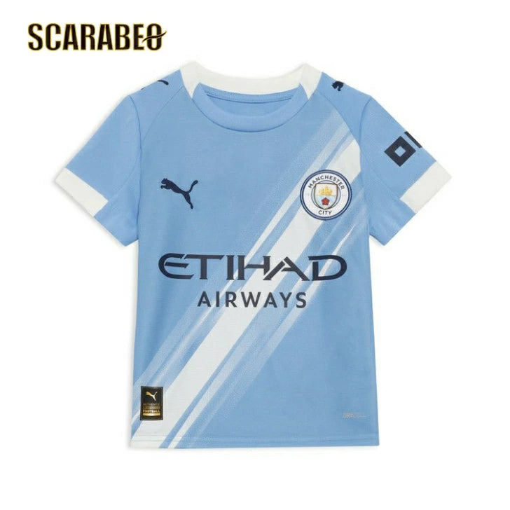 プーマ ジュニア マンチェスター・シティ 25/26 ホーム レプリカユニフォーム サッシュデザイン キッズ 子供用 PUMA Manchester City サッカーシャツ 780341
