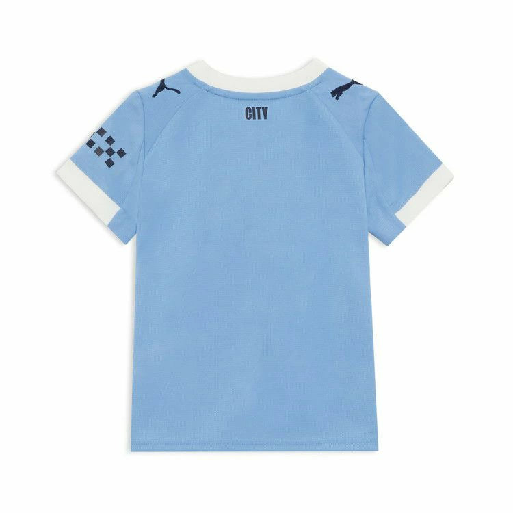 プーマ ジュニア マンチェスター・シティ 25/26 ホーム レプリカユニフォーム サッシュデザイン キッズ 子供用 PUMA Manchester City サッカーシャツ 780341