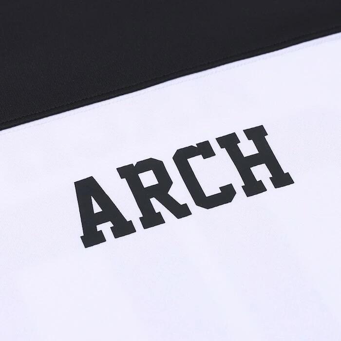 Arch アーチ Football Tee DRY ホワイト バスケットボール Tシャツ メンズ 半袖 吸汗速乾 練習 試合 t125-128
