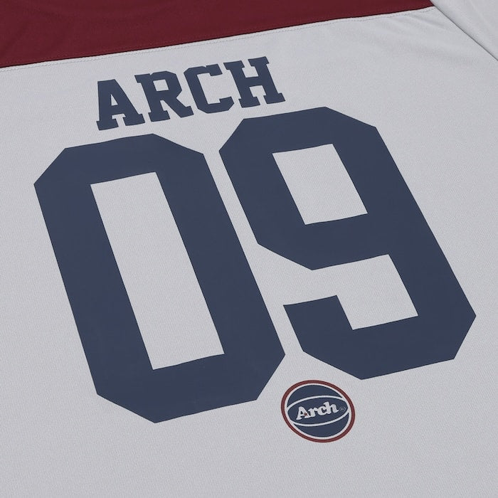Arch アーチ Football Tee DRY グレー バスケットボール Tシャツ メンズ 半袖 吸汗速乾 練習 試合 ライフスタイル t125-130
