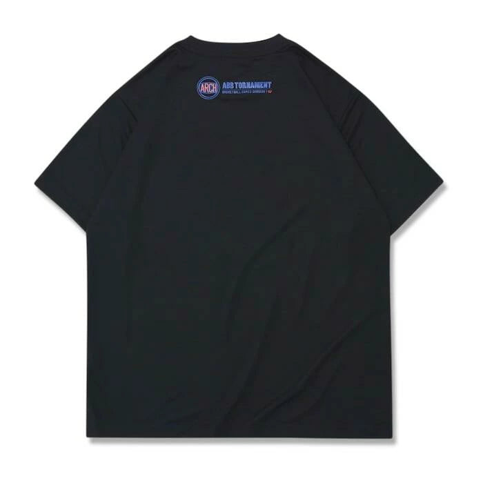 Arch アーチ Tournament Tee DRY ブラック バスケットボール Tシャツ メンズ 半袖 吸汗速乾 練習 試合 ライフスタイル t125-132