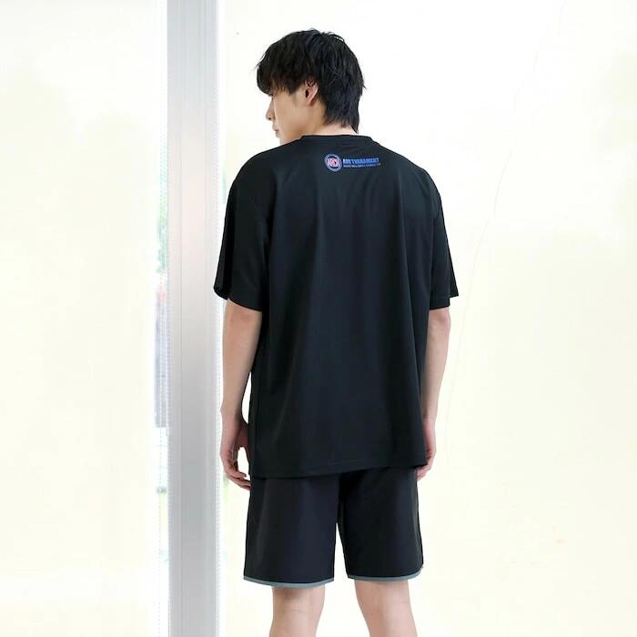 Arch アーチ Tournament Tee DRY ブラック バスケットボール Tシャツ メンズ 半袖 吸汗速乾 練習 試合 ライフスタイル t125-132