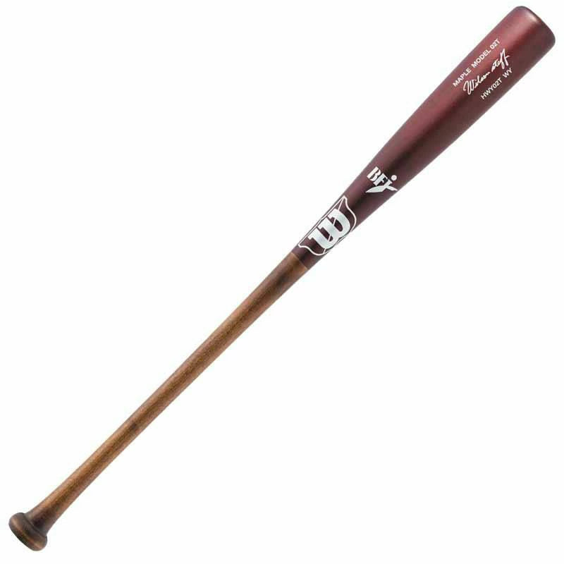 ウイルソン Wilson 硬式 木製バット スタッフ メープル 高密度モデル HWY02T トップバランス 先端くり抜き Wプロメープル 北米材 硬式用 野球 バット WBW2021010 WBW2021020 84cm 85cm wbw2021020