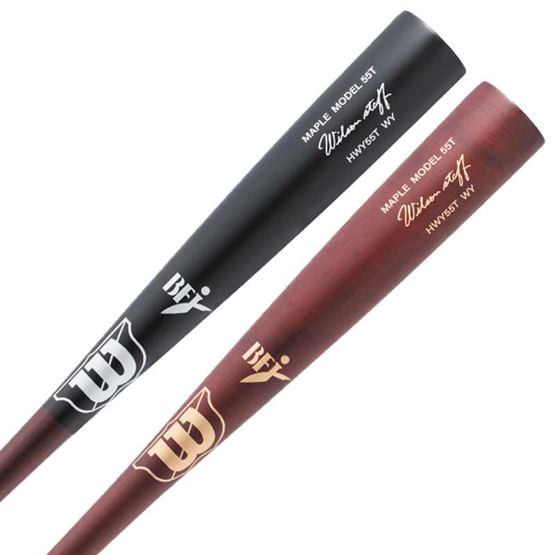 ウイルソン Wilson 硬式 木製バット スタッフ メープル 高密度モデル HWY55T トップバランス 先端くり抜き Wプロメープル 北米材 硬式用 野球 バット WBW2020010 WBW2020020 84cm 85cm wbw2020010