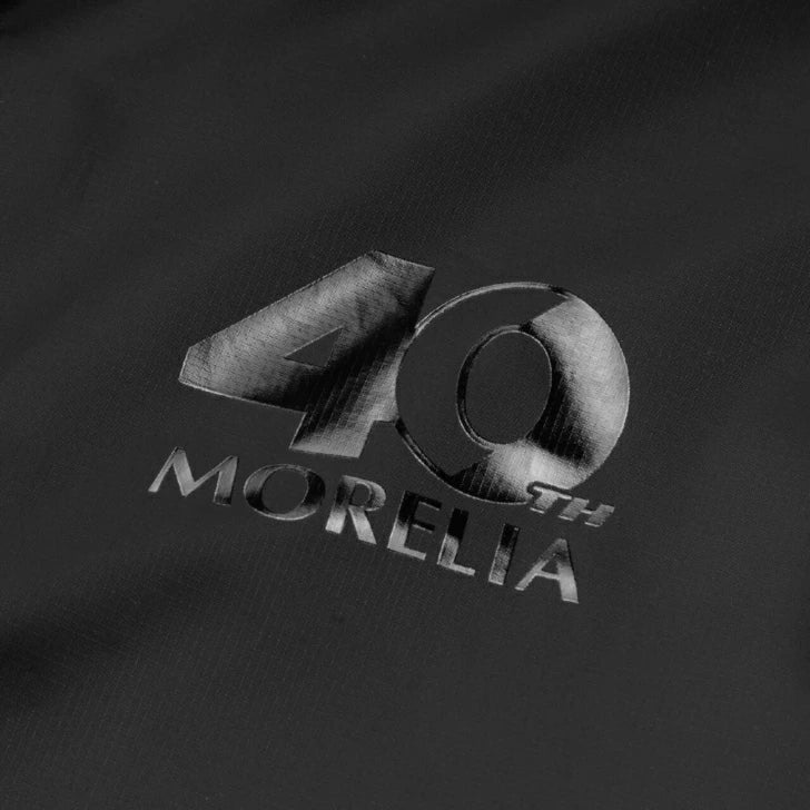 ミズノ MORELIA UL ウーブンジャケット ブラック モレリア UL JAPAN 40周年記念モデル 撥水 軽量 ウィンドジャケット サッカー フットサル トレーニング メンズ アウター p2mec54009