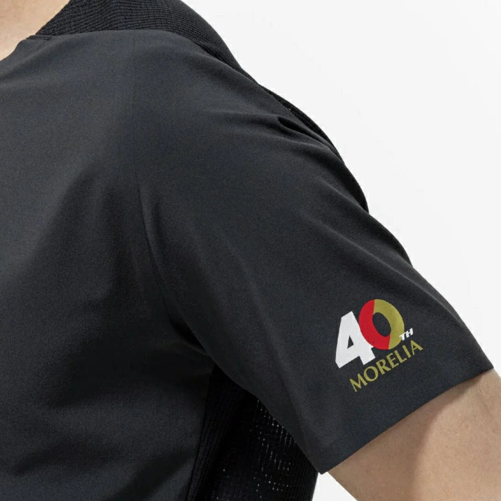 ミズノ MORELIA UL ゲームシャツ ブラック モレリア UL JAPAN 40周年記念モデル サッカー フットサル トレーニング 吸汗速乾 2WAYストレッチ メンズ p2mac54009