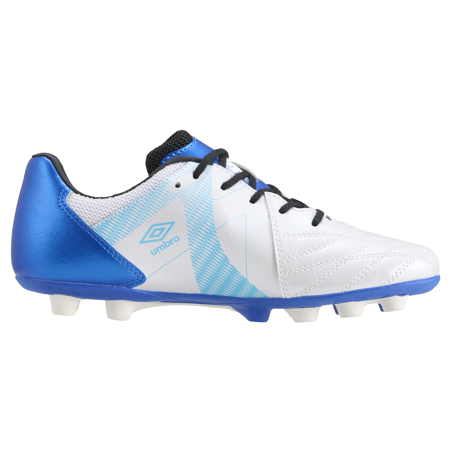 UMBRO アンブロ アクセレイター RB JR WIDE HG ジュニア ワイドモデル サッカースパイク UF5SFCB1J ホワイト×ブルー×ブラック uf5sfcb1j