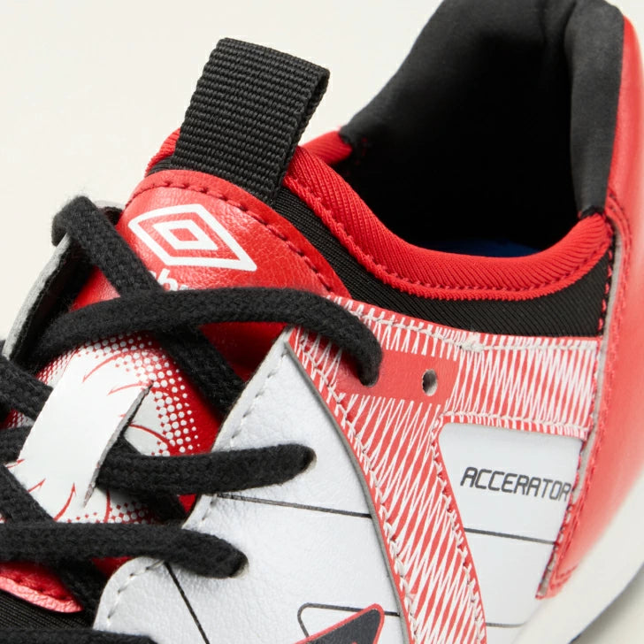 UMBRO アンブロ アクセレイター TR JR WIDE ジュニア ワイド トレーニングシューズ UF5SFCT3J ホワイト×レッド×ブラック 土・人工芝対応 uf5sfct3j