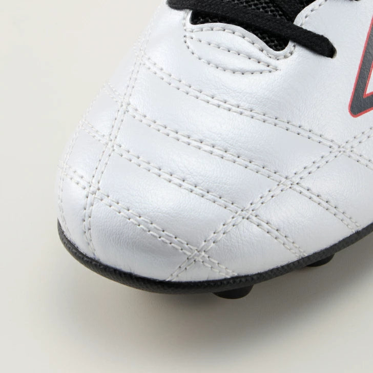 UMBRO アンブロ アクセレイター RB JR WIDE HG ジュニア ワイド サッカースパイク UF5SFCB3J ホワイト×レッド×ブラック 土・天然芝・人工芝対応 uf5sfcb3j