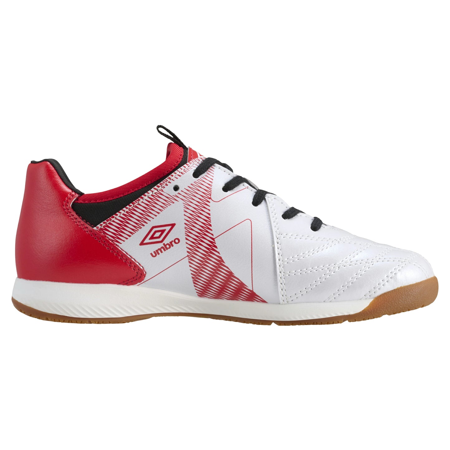 UMBRO アンブロ アクセレイター TR JR WIDE IN ジュニア ワイド インドア サッカーシューズ UF5SFCF3J ホワイト×レッド×ブラック 体育館・屋内コート対応 uf5sfcf3j