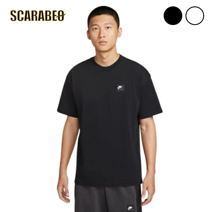 ナイキ Tシャツ 半袖 メンズ マックス90 ゆったりフィット コットン100 ドロップショルダー NIKE MAX90 オフホワイト ブラック hq9249