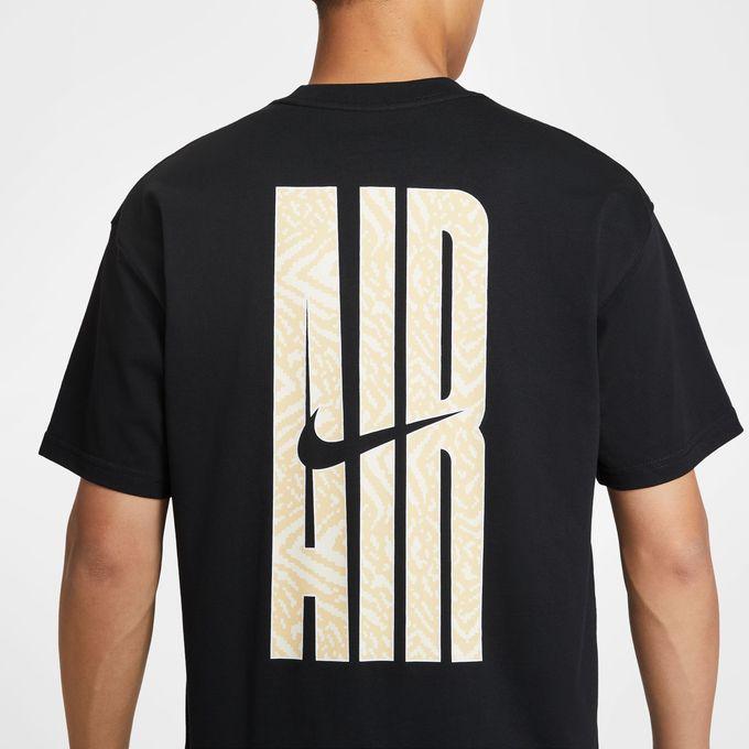 ナイキ Tシャツ 半袖 メンズ マックス90 ゆったりフィット コットン100 ドロップショルダー NIKE MAX90 オフホワイト ブラック hq9249