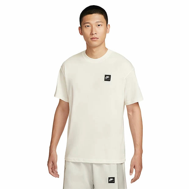 ナイキ Tシャツ 半袖 メンズ マックス90 ゆったりフィット コットン100 ドロップショルダー NIKE MAX90 オフホワイト ブラック hq9249