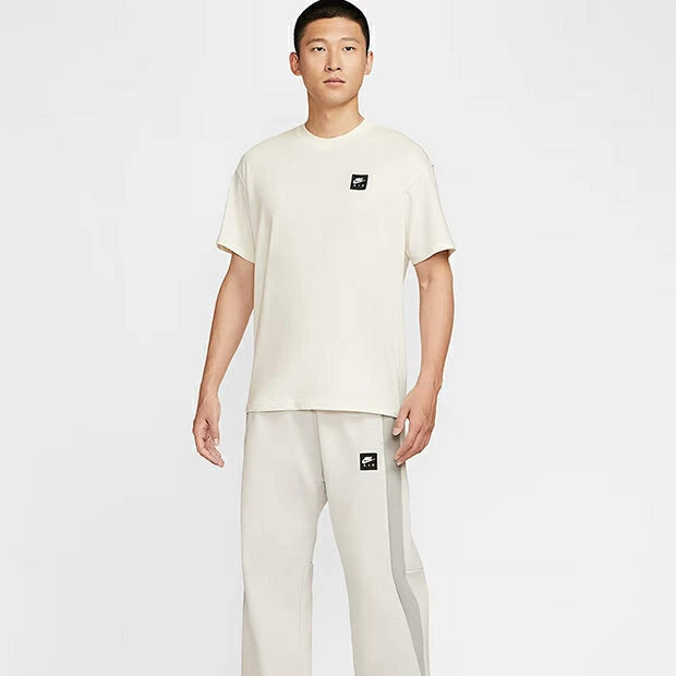 ナイキ Tシャツ 半袖 メンズ マックス90 ゆったりフィット コットン100 ドロップショルダー NIKE MAX90 オフホワイト ブラック hq9249